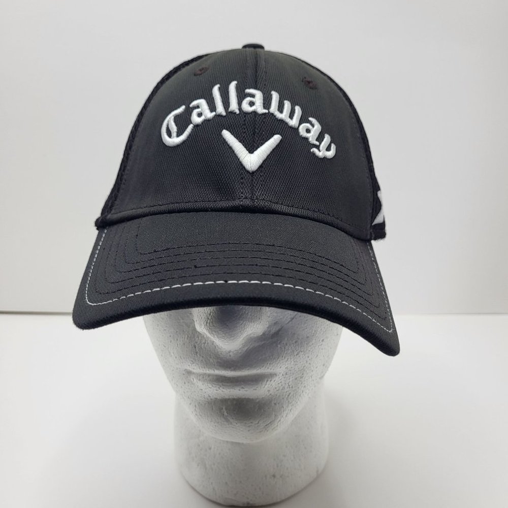 Callaway Tour Authentic Ball Cap - S/M‎ Fitted Hat - Black